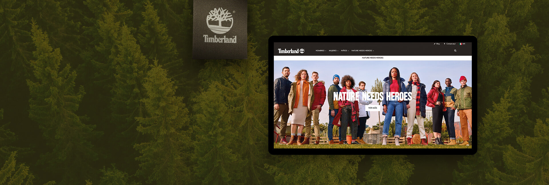 Cover Timberland México: botas premium Carbono agencia