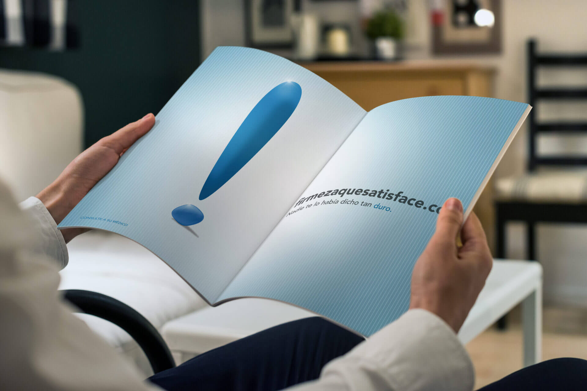 Publicidad Doble página revista Viagra Pfizer por Carbono Agencia.
