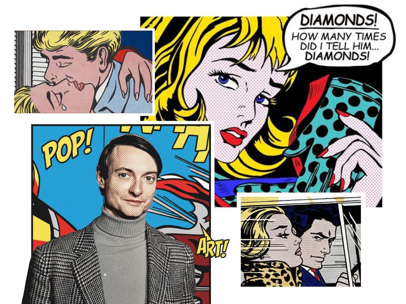 Branding de Carbono, inspirado en la obra de Roy Lichtenstein, con una estética pop, gráfica y de alto impacto visual.