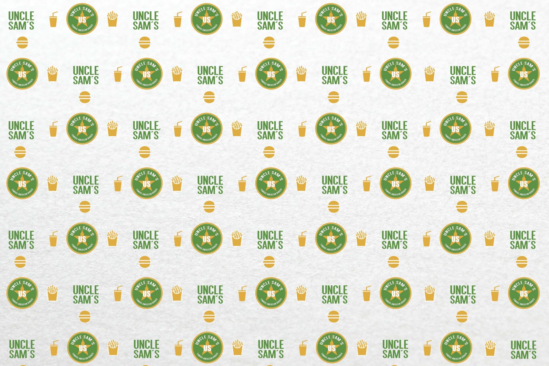 Carbono Agencia de Branding para Uncle Sam's New York 5th Ave: envoltura para hamburguesas.