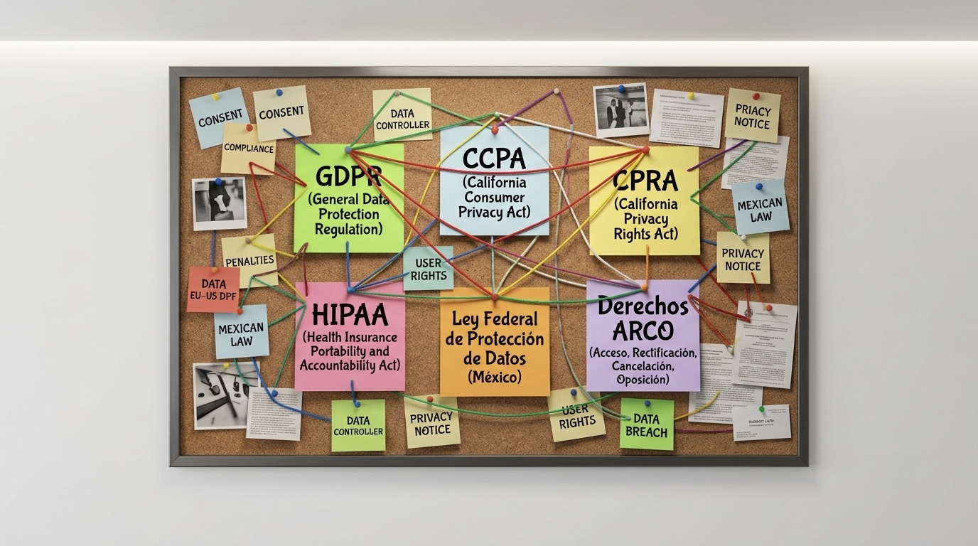 Carbono Agencia integra privacidad, personalización y cumplimiento con GDPR, CCPA, CPRA, HIPAA y LFPDPPP.